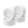 J-Concepts J-Concepts 9 Shot 2.2" Front Wheel (white) - 4pc