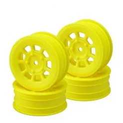 J-Concepts J-Concepts 9 Shot 2.2" Front Wheel (yellow) - 4pc