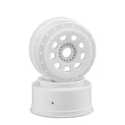 J-Concepts J-Concepts 9-shot 17mm Hex SCT Tire Wheel, White 2pc