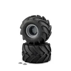 J-Concepts J-Concepts Fling King Tire, Yllw Cmpnd, Slvr #3414S Wheel (2)