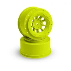 J-Concepts J-Concepts Hazard Wheel, Yellow:Losi SCTE,SCTN,22SCT