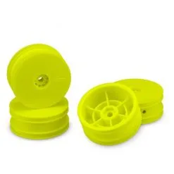 J-Concepts J-Concepts Mono Losi Mini-B Front Wheel Yellow (4Pc)