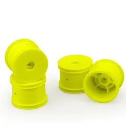 J-Concepts J-Concepts Mono Losi Mini-T 2.0 Wheel, Yellow (4)