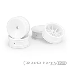 J-Concepts J-Concepts Mono RC10 RC10B2 RC10B3 2.2" Front Wheel White (4)
