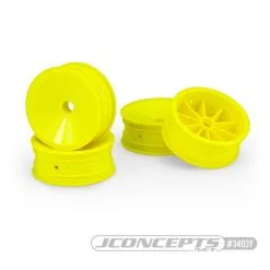 J-Concepts J-Concepts Mono RC10 RC10B2 RC10B3 2.2" Front Wheel YLW (4)