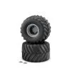 J-Concepts J-Concepts Renegade Tire, Yllw Cmpnd, Silver #3414S Wheel (2)