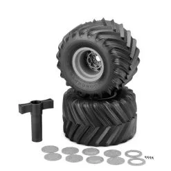 J-Concepts J-Concepts Renegades Tire, Yellow Cmpnd, Slvr #3423S Whl (2)