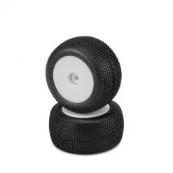 J-Concepts J-Concepts Sprinter Tire, Green Compound Premounted, White(2)