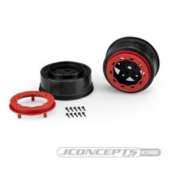 J-Concepts J-Concepts Tremor Slash Narrow Front Wheel-BLK/RED BDLCK (2)