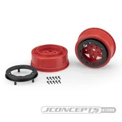 J-Concepts J-Concepts Tremor Slash Narrow Front Wheel-RED/BLK BDLCK (2)
