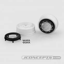 J-Concepts J-Concepts Tremor Slash Narrow Front Wheel-WHT/BLK BDLCK (2)