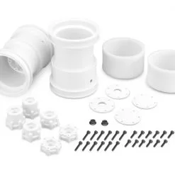 J-Concepts J-Concepts Tribute 2.6 X 3.6" Monster Truck Wheel, White (2)
