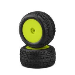 J-Concepts J-Concepts Twin Pin, Tire, Pink Compound, Yellow Wheel (2)
