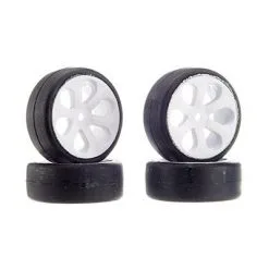 Jaco Racing Products Jaco Racing Products Rubber Sedan Tire, Blue, Prism Pre-mounted (4)