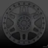 Pro Line Racing Pro Line Racing 1/8 Fr, R Split Six V2 Black Wheels (4): Buggy