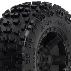 Pro Line Racing Pro Line Racing R Badlands 2.8 TRA Mnt Desperado Whl, Blk:NST,NRU
