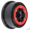 Pro Line Racing Pro Line Racing Sixer 2.2/3.0 Red/Black Bead-Loc Fr Wheels(2):SLH