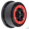 Pro Line Racing Pro Line Racing Sixer 2.2/3.0 Red/Black Bead-Loc R Wheels (2): SLH