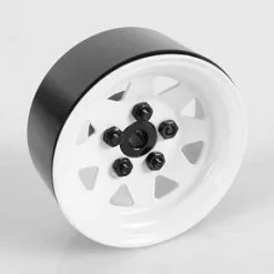 RC4WD RC4WD 5 Lug Wagon 1.9 Stamped Beadlock Wheel, White (4)