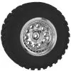 RPM RPM Front Revolver Wheels, Chrome(2): Slash 2WD