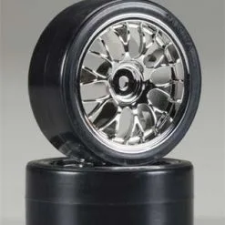 Tamiya Tamiya Mesh Wheels W/drift Tires (2) 26mm