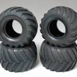 Tamiya Tamiya Tires: Lunchbox/Pumpkin (4)