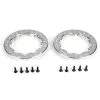 Team Losi Team Losi Beadlock Rings W/Screws, Chrome: SCT/SCB/SCTE (4)