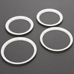 Team Losi Team Losi Beadlock Set, Inner & Outer Yellow (2): 5T