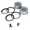Team Losi Team Losi Wheel And Beadlock Set (2): 5IVE-T