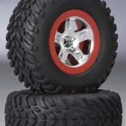 Traxxas Traxxas 5875A Tires/Wheels Assembled Front (2)