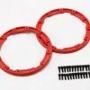 Traxxas Traxxas Sidewall Protector, Beadlock Style (red) (2)/ 2.5x