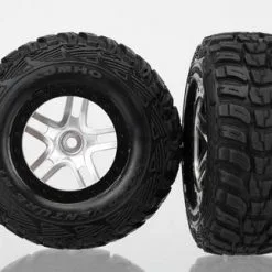 Traxxas Traxxas Tire & Wheel Assy, Glued (S1 Compound) (SCT Split-