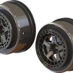 Arrma Arrma AR510098 SC 2.2"/3.0" Wheel 14mm Hex Blk Chrome(2)