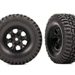 Traxxas Traxxas Tires & Wheels, Assembled (black 1.0' Wheels, BFGo