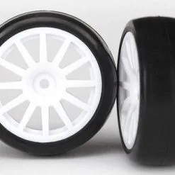 Traxxas Traxxas Tires & Wheels, Assembled, Glued (12-spoke White W