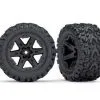 Traxxas Traxxas Tires & Wheels, Assembled, Glued (2.8') (RXT Black