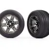Traxxas Traxxas Tires & Wheels, Assembled, Glued (2.8') (RXT Black