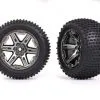 Traxxas Traxxas Tires & Wheels, Assembled, Glued (2.8') (RXT Black