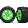 Traxxas Traxxas Tires & Wheels, Assembled, Glued (2.8') (RXT Green