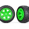 Traxxas Traxxas Tires & Wheels, Assembled, Glued (2.8') (RXT Green