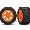 Traxxas Traxxas Tires & Wheels, Assembled, Glued (2.8') (RXT Orang