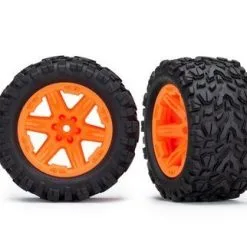 Traxxas Traxxas Tires & Wheels, Assembled, Glued (2.8') (RXT Orang
