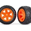 Traxxas Traxxas Tires & Wheels, Assembled, Glued (2.8') (RXT Orang