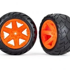 Traxxas Traxxas Tires & Wheels, Assembled, Glued (2.8') (RXT Orang