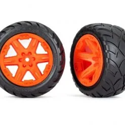 Traxxas Traxxas Tires & Wheels, Assembled, Glued (2.8') (RXT Orang