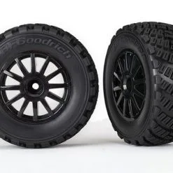 Traxxas Traxxas Tires & Wheels, Assembled, Glued (black Wheels, Gr