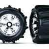 Traxxas Traxxas Tires & Wheels, Assembled, Glued (Geode Chrome Whe