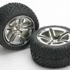 Traxxas Traxxas Tires & Wheels, Assembled, Glued (Jato Twin-spoke
