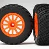 Traxxas Traxxas Tires & Wheels, Assembled, Glued (orange Wheels, G