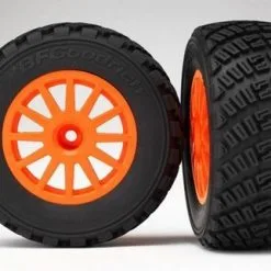 Traxxas Traxxas Tires & Wheels, Assembled, Glued (orange Wheels, G